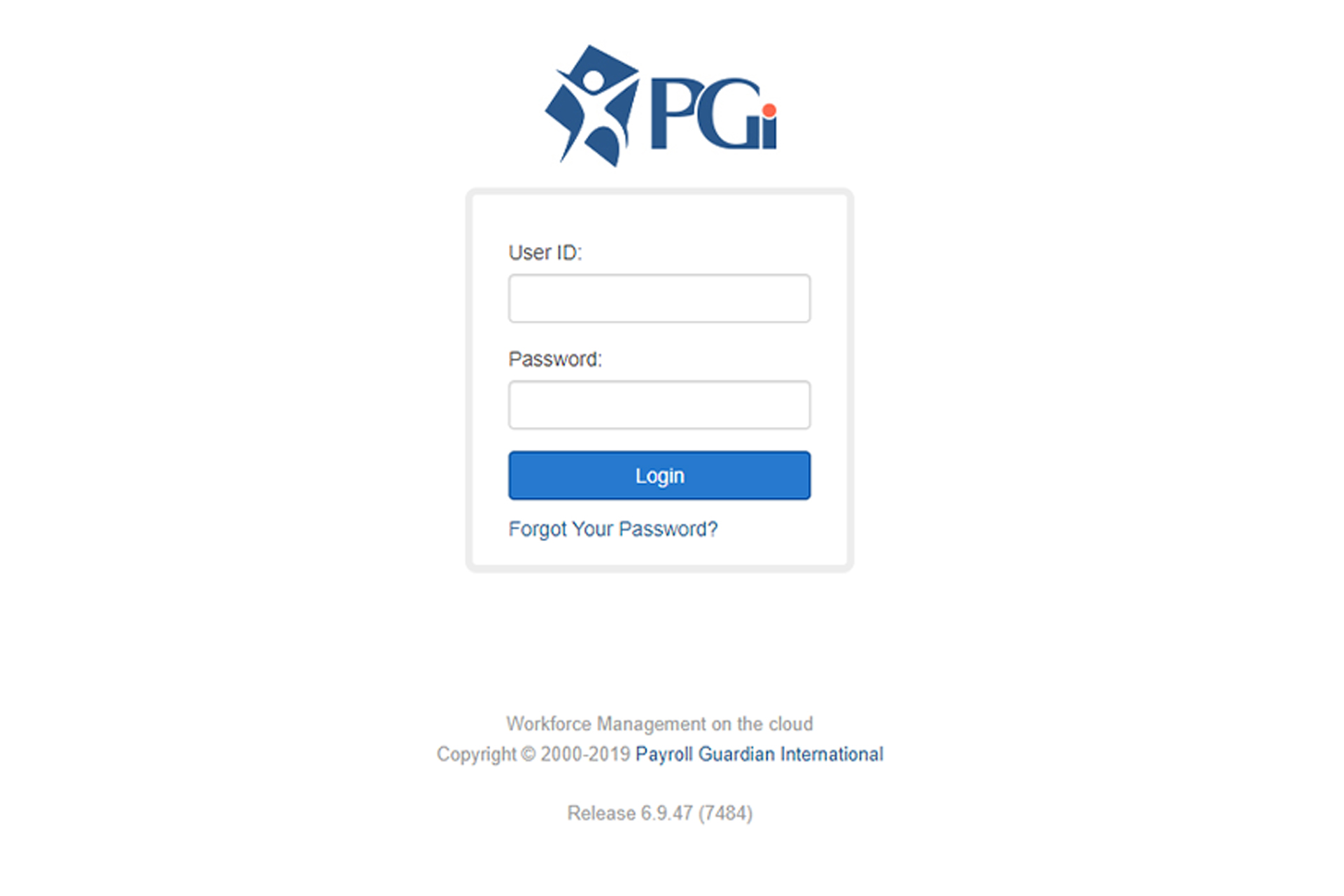 Client Login - PGi - Payroll Guardian